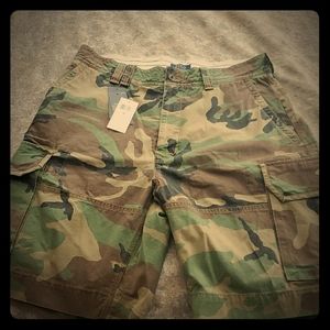Men's Camo Polo Ralph Lauren Cargo Shorts 36